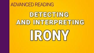 Irony: Detecting and interpreting