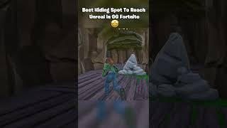 CRAZY Hiding Spot To Reach UNREAL In OG Fortnite! #shorts