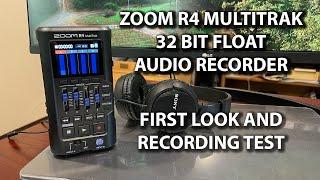 Zoom R4 32 Bit Float 4 Track Audio Recorder - First Look