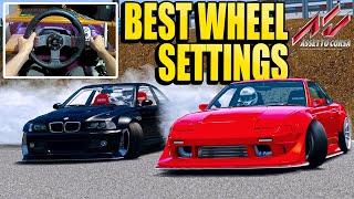 BEST WHEEL SETTINGS IN ASSETTO CORSA + TIPS