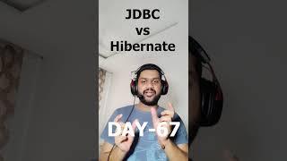 What is the difference between JDBC and Hibernate? #java #interview #interviewtips