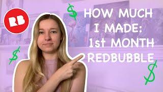 How Much I Made My First Month on Redbubble | June 2020