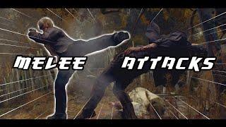 Resident Evil 4 Remake - Leon's Melee 《Moveset》