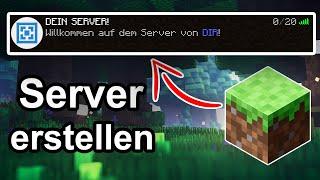 Minecraft Server erstellen KOSTENLOS 2024 (schnell & einfach mit Freunden spielen)
