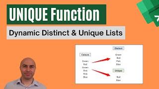 UNIQUE Function in Excel | DYNAMIC Unique Lists (7 Examples)