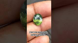 natural gemstone zircon 7.50 ct #music #bobmarley #musica #reggae