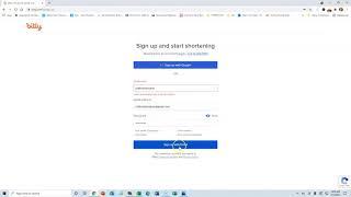 Open Bitly Account