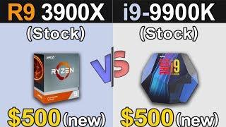 Ryzen 9 3900X Vs. i9-9900K | 1080p and 1440p | New Games Benchmarks