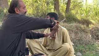 ASMR FAST & RELAXING BEARD SHAVING FOR SLEEP BUT BARBER OLD!!