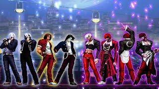 [KOF Mugen] Clone Kyo Team VS. Orochi Iori Team