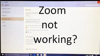 Fix - zoom not working in creo on windows 10