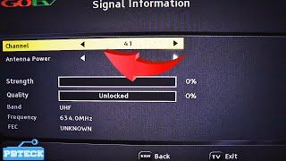  How To Check Gotv Decoder Signal Strength And Signal Quality | Pbteck