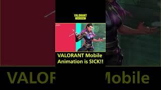 Better Animation Than PC  #valorant #valorantmobile