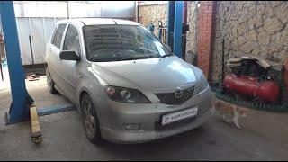 Ошибка P0328 замена датчика детонации на Мазда 2 1,6 Mazda 2 2004 года