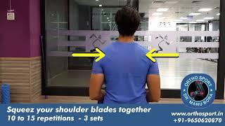 Rounded Upper Back & drooped shoulder , Most Important exercises : By Dr Manu Bora