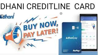 Dhani Pay Credit line credit card.... Unboxing