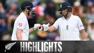 Brook, Root Hundreds at the Basin | DAY 1 HIGHLIGHTS | BLACKCAPS v England | Basin Reserve