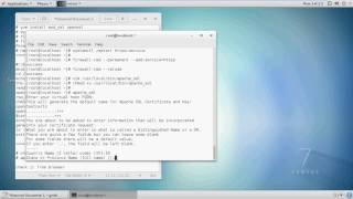 creating and installing self signed certificate for apache web server in centos 7