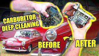 Carb Cleaning -  Dell'Orto FRD34b - 1968 VW Type 3 Fastback