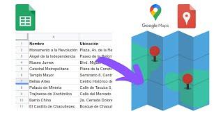 Crear un mapa en Google Maps desde una hoja de cálculo de Google Sheets