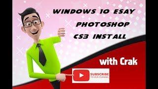 windows 10 Photoshop cs3 install with crak