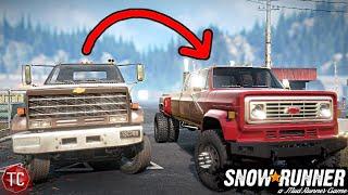 Rescuing and REBUILDING a Chevy Kodiak C70! SnowRunner Recovery RP