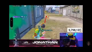 lolzzz gaming and Jonathan gaming vs Mr abby gaming hot drop fight 2 time