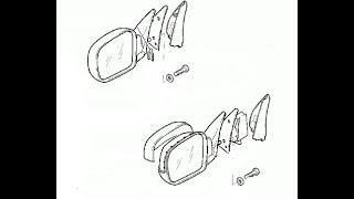 Установка зеркал бокового вида нового образца на Шевроле Ниву. Зеркала ИПРОСС. Трудности с крепежом.
