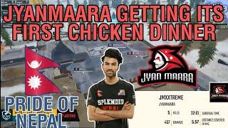 JYANMAARA GETTING ITS FIRST CHICKEN DINNER || PMPL SOUTH ASIA 2020 || PUBGM NEPAL - GAURABYT ||