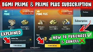 BGMI/PUBG PRIME & PRIME PLUS SUBSCRIPTION KAISE PURCHASE KARE ONLY 89/449 EXPLAINED ||