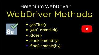 How to get Title and URL of the web page in selenium WebDriver?