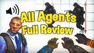 CSGO All Agents Showcase - Voices & Sleeves