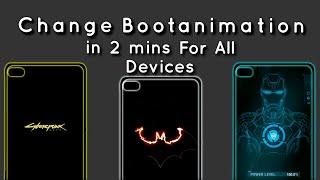 How to change Bootanimation | In All devices | Easy steps | Trickster