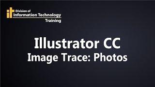 Illustrator CC - How to image trace a photo