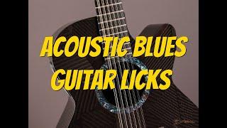 Acoustic Blues Guitar Licks Lesson By Scott Grove