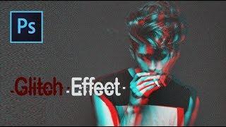 How to Make Glitch effect in photoshop