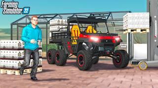 OPENING $15,000 BEAST TRANSPORT ON FLAT SURVIVAL - Farming Simulator 22