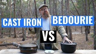 Cast Iron vs Bedourie Camp Ovens