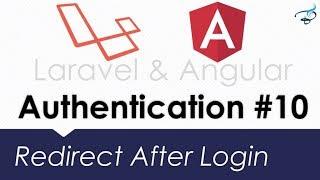 Laravel Angular Authentication with JWT | Redirect after Login, Protect Route #10