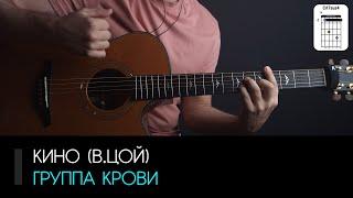 Кино (В.Цой) — Группа крови на гитаре: аккорды, бой, табы | AKKORDS.PRO