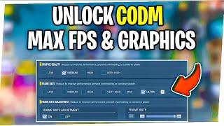  How To Unlock CODM Maximum FPS & Graphics (120) | Best Trick Ever!!