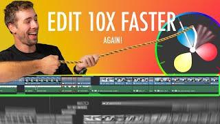 Davinci Resolve Tips & Tricks to Edit 10x Faster (Again)