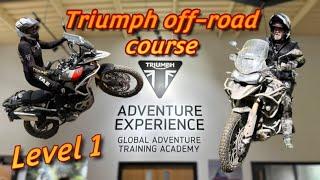 Triumph Adventure Experience Level 1 Off-road course (May 2024)