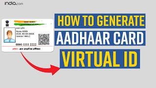 How to generate virtual ID using Aadhaar | Step by step explanation | Tutorial | Aadhaar update