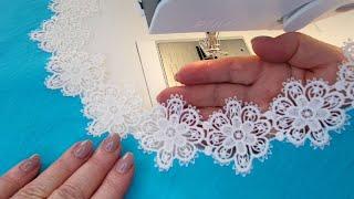 A clever trick. You'll want to know the secret of this lace sewing technique