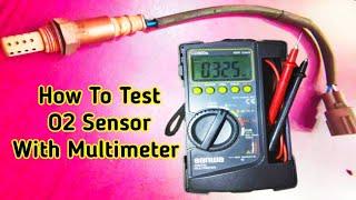 How to test o2 sensor with multimeter ! oxygen sensor test