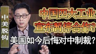 中國的四大工業突然宣佈停止与美國合作？美國這次真的要完蛋了？#竇文濤 #圓桌派 #人生感悟