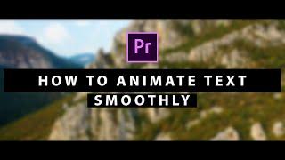 How to animate text in Premiere Pro cc | In Hindi