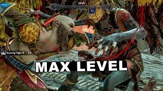 God of War Ragnarok - MAX LEVEL Kratos Vs GNA the True Valkyrie Queen (NO DAMAGE / GMGOW) 4K PS5