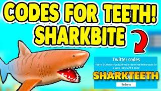 ALL WORKING ROBLOX *SHARKBITE CODES* FOR SHARK TEETH 2020 JULY 